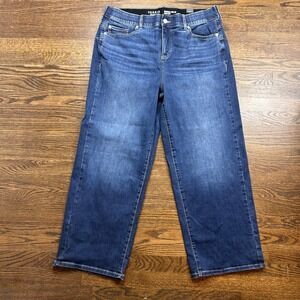 Torrid Jeans Womens 18W Bombshell Wide Super Soft Med Wash Blue Denim High Rise
